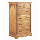 Regency Pine 6 drawer chest