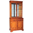 FurnitureToday Regency Reproduction 2 Door Display Cabinet