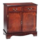 FurnitureToday Regency Reproduction 2 Drawer hall cupboard 