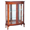 FurnitureToday Regency Reproduction Bow China Cabinet 