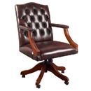 FurnitureToday Regency Reproduction Gainsborough Swivel Chair 