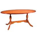 FurnitureToday Regency Reproduction Oval Lounge Table 
