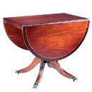 FurnitureToday Regency Reproduction Pembroke Dining Table