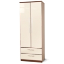 FurnitureToday Ritz Cream 2 Drawer Wardrobe