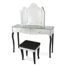 FurnitureToday Riviera Mirrored Dressing Table Set