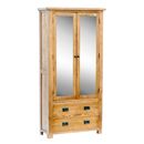 FurnitureToday Rustic Oak display cabinet
