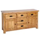FurnitureToday Rustic Oak large sideboard
