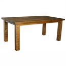 Rustic pine dining table
