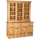 FurnitureToday Rustic Plank Dresser set