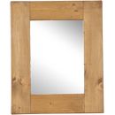 FurnitureToday Rustic Plank Mirror