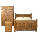 Rustic Plank Panel Bedroom Set