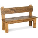 FurnitureToday Rustic Plank Pew Bench