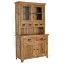 FurnitureToday Rutland Rustic Oak Complete Dresser