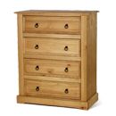 FurnitureToday Santa Fe 4 Drawer Wide Chest
