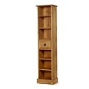 FurnitureToday Santa Fe Narrow Bookcase