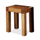 FurnitureToday Santana Reclaimed Oak Dressing Table Stool