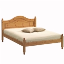 FurnitureToday Scandinavian pine 4ft6 low end bed