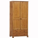 FurnitureToday Scandinavian pine double combination wardrobe
