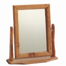 Scandinavian pine single swivel mirror