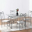 Seconique Arianna rectangular dining set