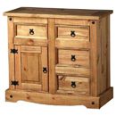 FurnitureToday Seconique Corona 1 door 4 drawer sideboard