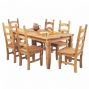 Seconique Corona dining set with 6 chairs