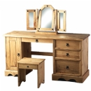 FurnitureToday Seconique Corona Dressing Table Set