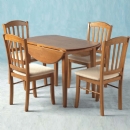 Seconique Norfolk Dining Set Light Honey