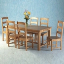FurnitureToday Seconique Santana Dining Set with 6 chairs