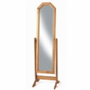 FurnitureToday Seconique Sol Pine Cheval Mirror