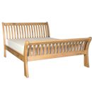 FurnitureToday Seville oak sleigh bed