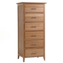 FurnitureToday Sheriton 6 drawer narrow chest