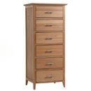 Sheriton 6 drawer narrow chest
