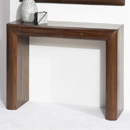 Sirius mahogany console table with 2 drawers