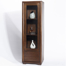 FurnitureToday Sirius mahogany glass display cabinet