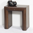 FurnitureToday Sirius mahogany side table with 1 drawer