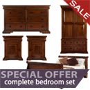 FurnitureToday Sleigh bedroom 5 piece collection