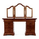 FurnitureToday Sleigh Dressing Table with Mirror 