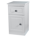 FurnitureToday Snowdon White 1 door locker