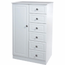 FurnitureToday Snowdon White childs wardrobe