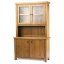 FurnitureToday Soho Solid Oak Glazed Dresser