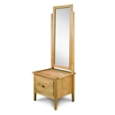 FurnitureToday Stanford Oak Cheval Mirror