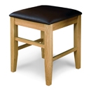 FurnitureToday Stanford Oak Dressing Table Stool