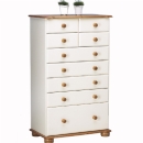 FurnitureToday Sussex painted 4 over 5 chest of drawers