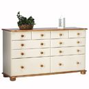 FurnitureToday Sussex painted wide chest of drawers