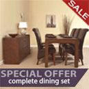 FurnitureToday Tampica dark wood dining room Collection