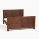 FurnitureToday Tampica dark wood kingsize bed