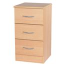 FurnitureToday Tara beech 3 drawer locker 