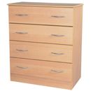 FurnitureToday Tara beech 4 drawer chest 