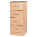 FurnitureToday Tara beech 4 drawer locker 